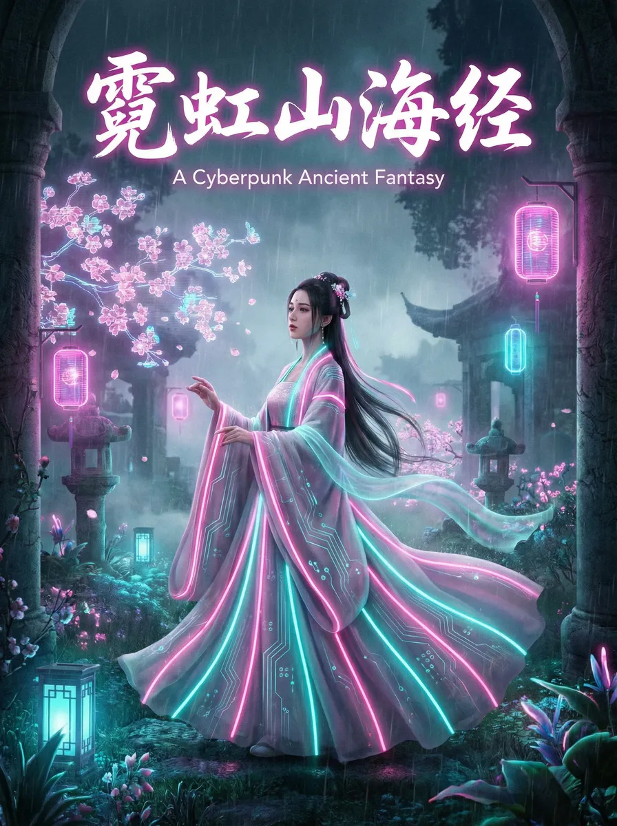 潘甜甜3段视频免费看 古风奇缘短剧 - 霓虹山海经海报